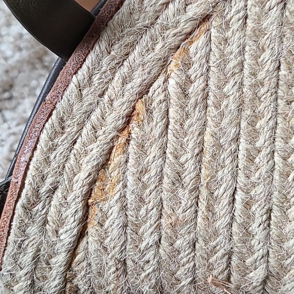Banana Republic Bridge Espadrille Wedge Criss Cross Sandal - Picture 9 of 11